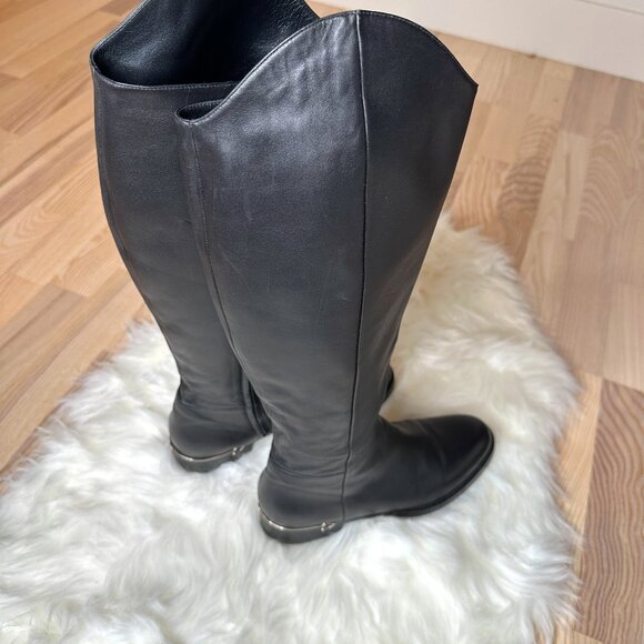 GUCCI KNEE HIGH HORSESHOE BOOTS *NARROW*  ✨ AUTHENTIC ✨ - Picture 1 of 13